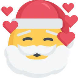 Free Apaixonado Papai Noel Emoji Icon