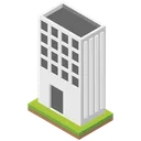 Free Apartment Building Mall Office Icon