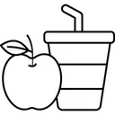 Free Apfelsaft  Symbol