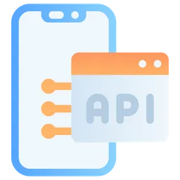 Free Api mobile program Icon - Download in Gradient Style