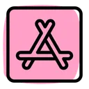 Free App Store Ios Technology Logo Social Media Logo Icon