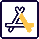 Free App Store Ios Technology Logo Social Media Logo Icon