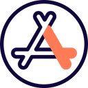 Free App Store Technology Logo Social Media Logo Icon