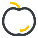 Free Apple Fruit Healthy Icon