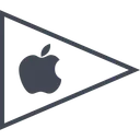 Free Apple Social Flag Icon