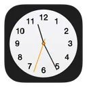 Free Apple Clock  Icon