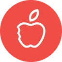 Free Apple Fruit Teaching Icon