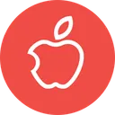 Free 사과 과일 가르치는 아이콘