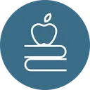 Free Apple Fruit Book Icon