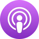 Free Apple Podcasts Social Media Logo Icon