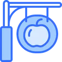 Free Apple Sign Signboard Icon