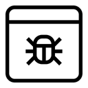 Free Application Bug Security Screen Icon