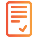 Free Approval File Document Agreement Icon