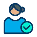Free Approved User Approved Profile Female Profile Icon