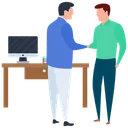 Free Trato Comercial Apreton De Manos Relacion Comercial Icon