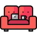 Free Arbeitscouch Kaffee Couch Icon