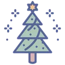 Free Arbol Celebrar Star Icono