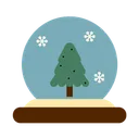 Free Arbol En Bola Navidad Xmas Navidad Icon