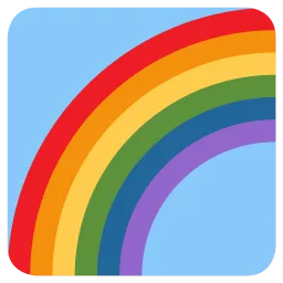 Free Arc-en-ciel Emoji Icône