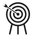 Free Archery Arrow Target Icon