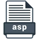 Free Asp Formato Archivo Icono