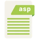 Free Asp Archivo Tipo Icono