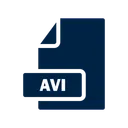 Free Archivo avi  Icono