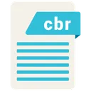 Free Cbr Formato Archivo Icono