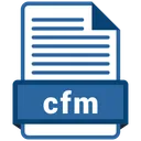 Free Cfm Formato Archivo Icono