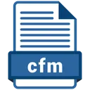 Free Archivo cfm  Icono
