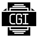 Free Cgi Archivo Tipo Icono