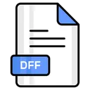 Free Dff Archivo Formato Icon