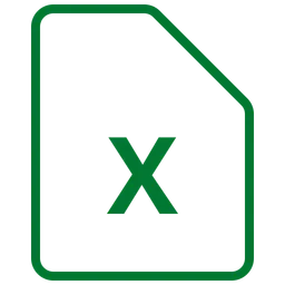 Free Archivo Excel  Icono