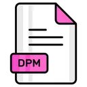 Free Dpm Archivo Formato Icon