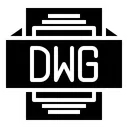 Free Dwg Archivo Tipo Icono