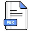 Free Fbx Archivo Formato Icono