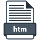 Free Archivo htm  Icono