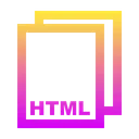 Free HTML Icono