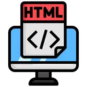 Free Archivo html  Icon