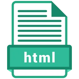 Free Archivo html  Icono