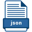 Free Json Formato Archivo Icono