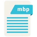 Free Mbp Formato Archivo Icono