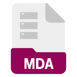 Free Archivo mda  Icono