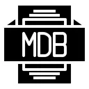 Free Mdb Archivo Tipo Icono