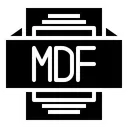 Free Mdf Archivo Tipo Icono