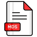 Free Mds Archivo Formato Icon