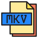 Free Mkv Formato De Archivo Tipo Icono