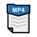 Free Archivo Mp 4 Documento Icono