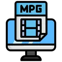 Free Archivo mpg  Icono