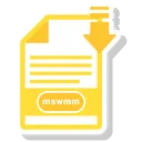 Free Mswmm Archivo Formato Icon